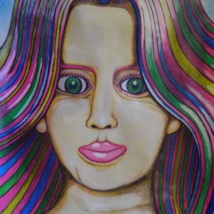 PINK EYEBROWS　GIRL