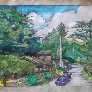 國じゅう諸所図絵『総社・遙照山・藤波キャンプ場』