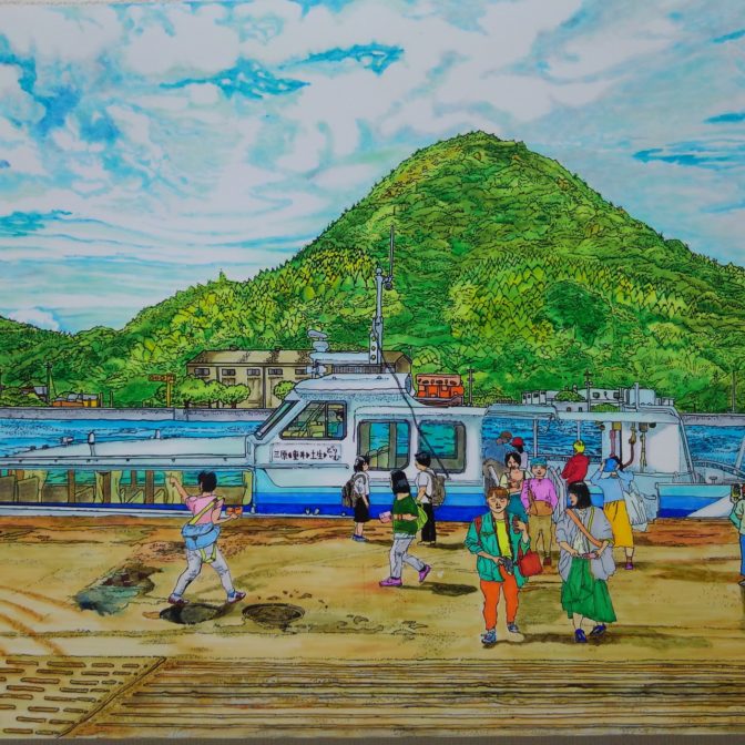 諸所尾道百景『因島／土生港』