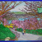 諸所尾道百景『千光寺公園~桜の下り道』