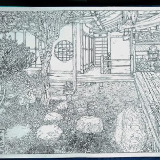 平家谷（塗り絵用）