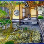 國じゅう諸所図絵『備後沼隈/平家谷・福泉坊』(原画)