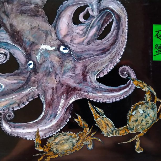 地蛸・石蟹(原画)