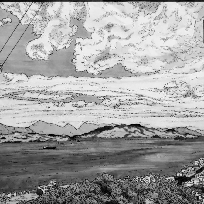 白黒版『鯨島・小鯨島』