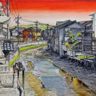 國じゅう諸所図絵『松永／羽原川✧逢魔が刻』【妖人】の恩寵