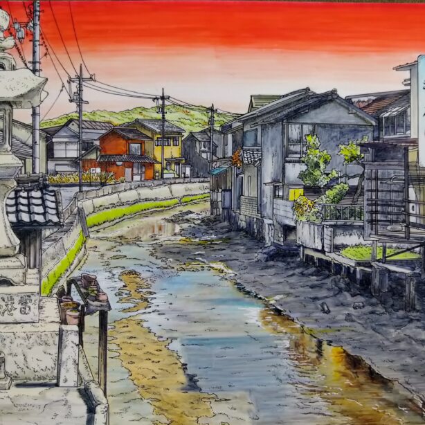 國じゅう諸所図絵『松永/羽原川✧逢魔が刻』【妖人】の恩寵