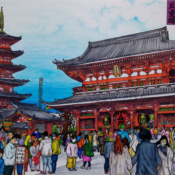 少年回帰✧浅草寺/宝蔵門・五重塔